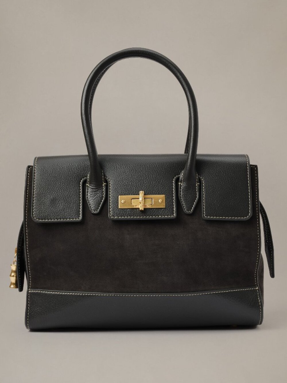 J McLaughlin The Worth Leather Handbag - Hunter Green NEW